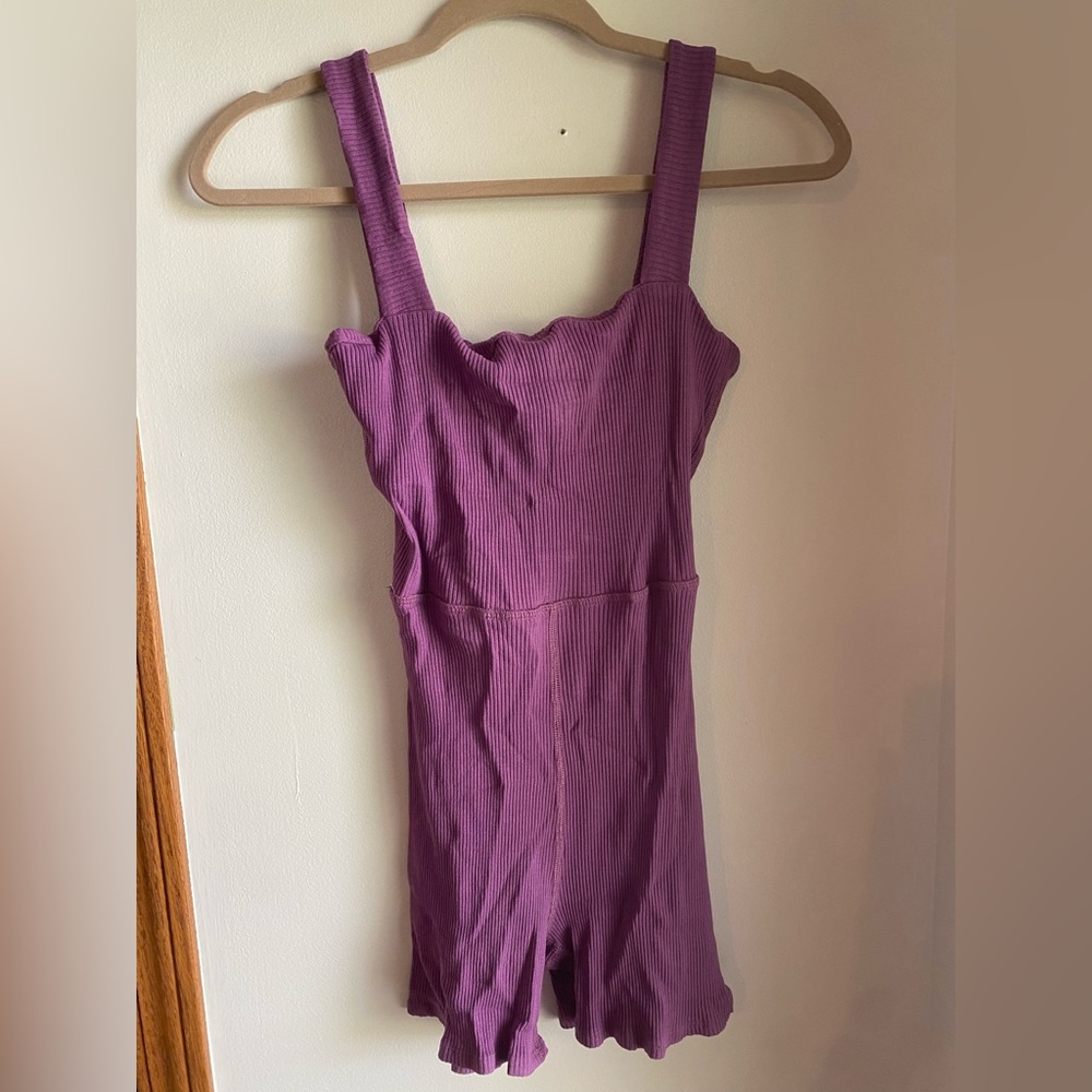 Daily drills ribbed playsuit